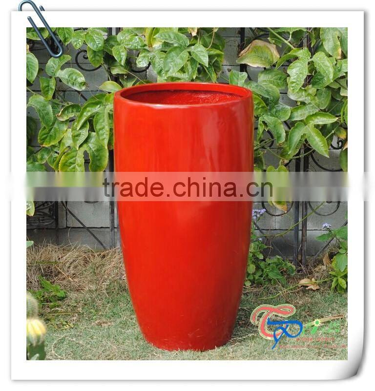 Garden Large Rectangle Christmas Fiberglass Flower Pot