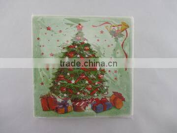 Christmas paper dinner napkin tissue