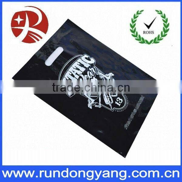 2013 fashionable die cut plastic bag