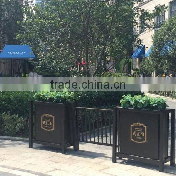 FO-237 Outdoor Garden Fiberglass flower planter for Decor