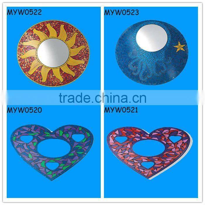 new fashion hot selling goods famous smart mirror ceramic bali mirror butterfly shaped mirrors