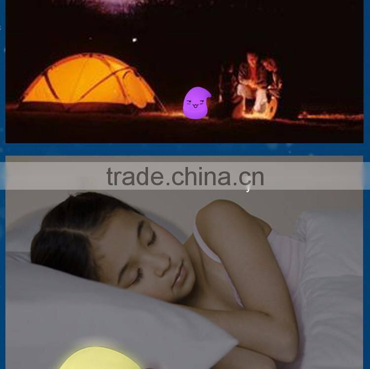 cap shaped silicone cover flexible battery operated decorative lamps