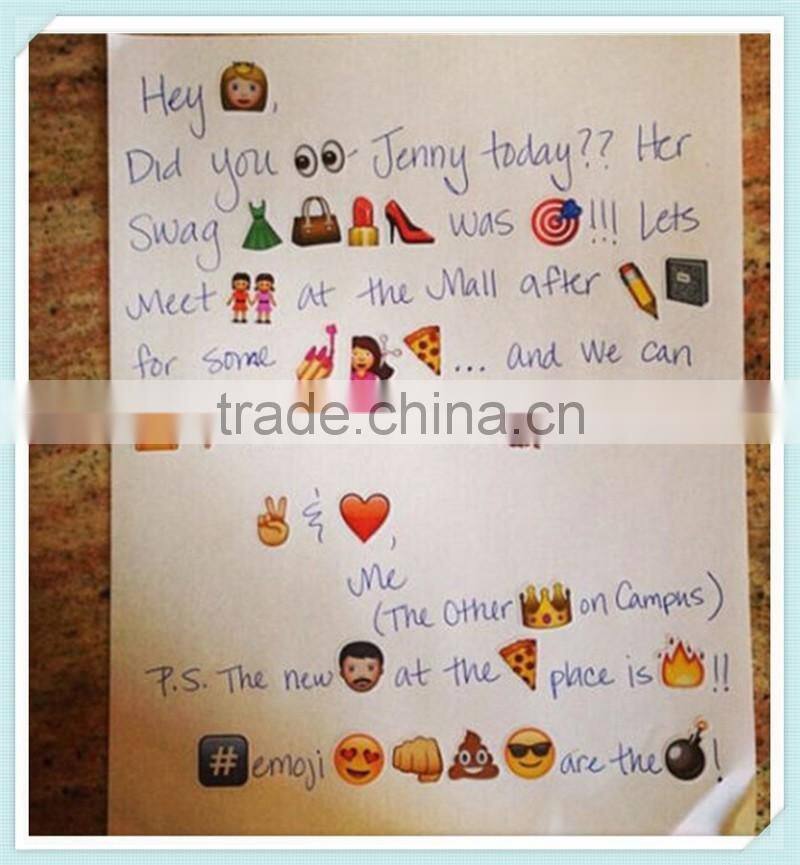 Die Cut Emoji Face Vinyl Sticker for Phone Tablet Laptop Decor