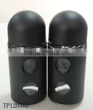 2016 hot selling bullet style mini colored sleeves cylinder glass spice jars