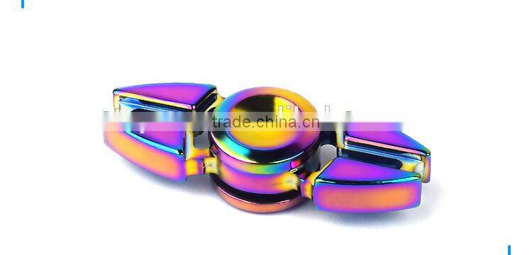 Top selling nice design alloy material fidget spinner toy