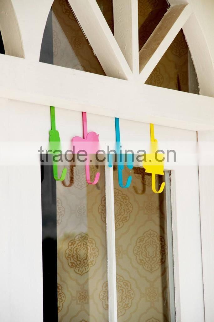 S animal stainless steel hanging door hook