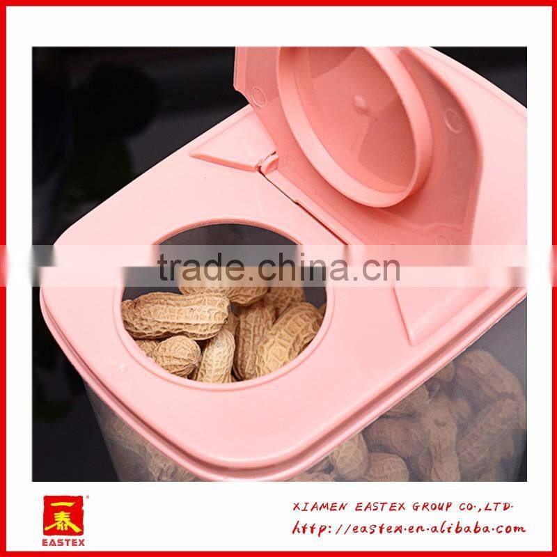 Flip-open cover food crisper plastic crisper