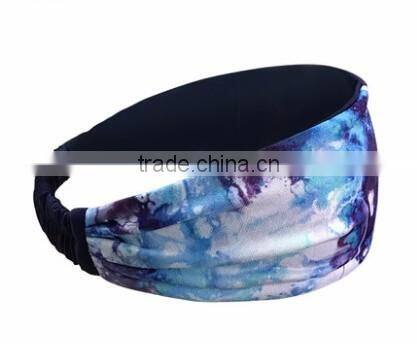 High quality fashion good comfortable absorption Yoga hair band sports hair band