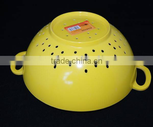 Melamine Multifunctional fruit and vegetable plastic colander