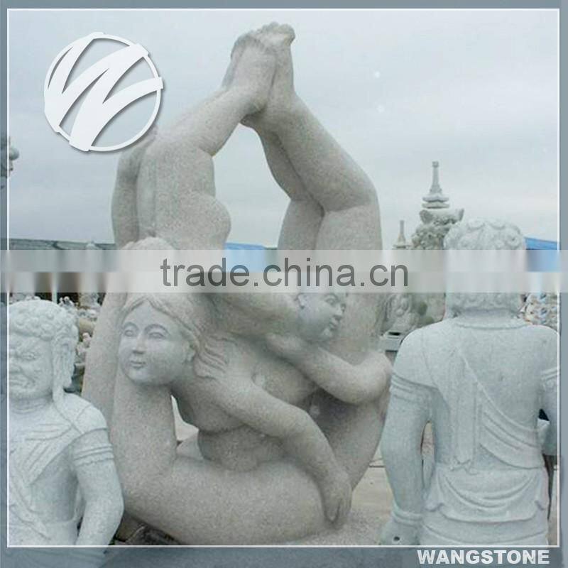 mother and child statue