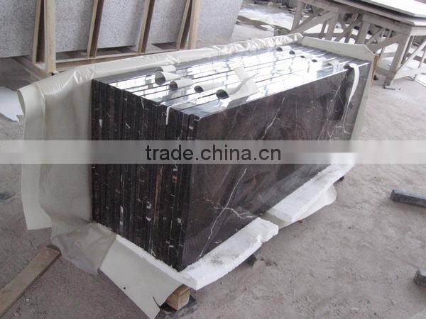 For sale prefab black marble vanity top and work top