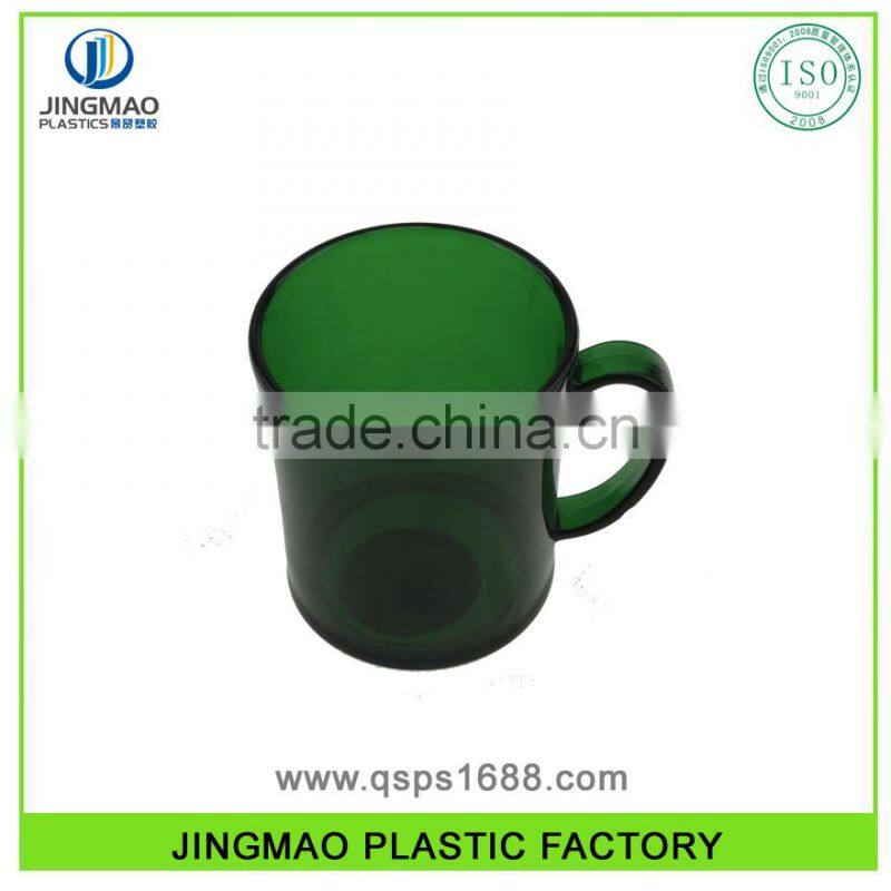 Simple Design Transparent PS Juice Drinking Plastic Mug