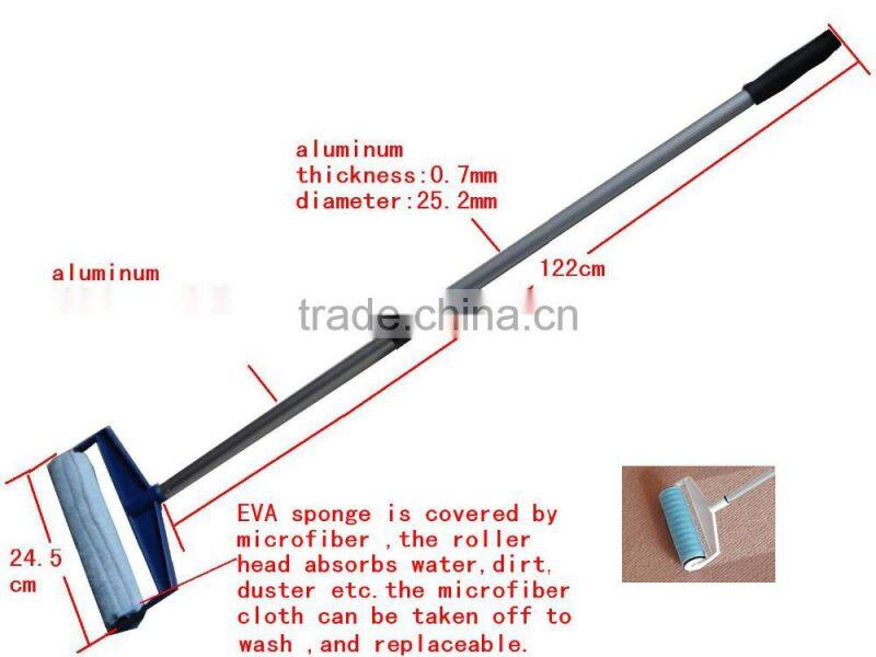 telescopic handle microfibre carpet broom