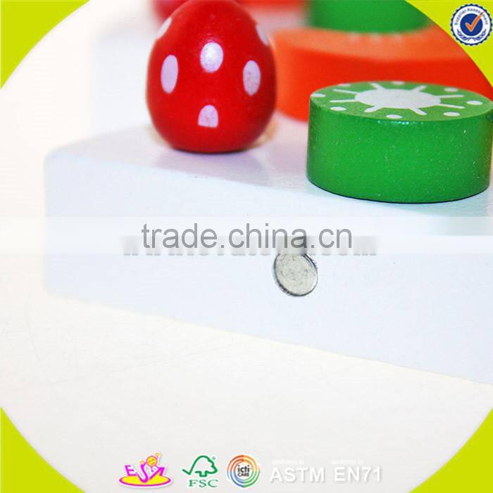 wholesale baby wooden toy cake, educational kids wooden birthday cake toy, funny children wooden birthday cake toy W10B104