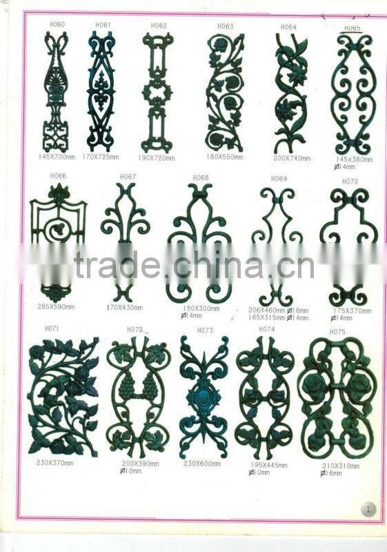 Cast Iron Panels for Ornamental Fence