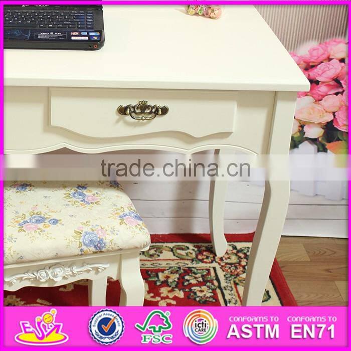 2016 Top fashion 2 tier white wooden flower stand W08H055