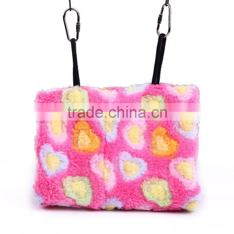 Plush Snuggle Bird Hammock Hanging Snuggle Cave Happy Hut Bird Parrot Hideaway