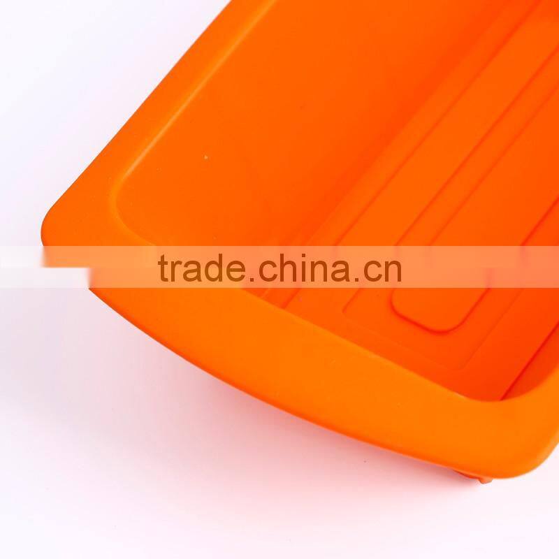 CBU23 FDA Rectangle silicone cake mould/ Pie pan