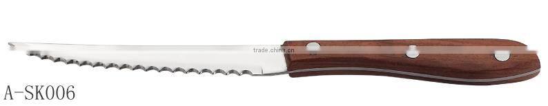 Wooden handle knife table knife dinner knife