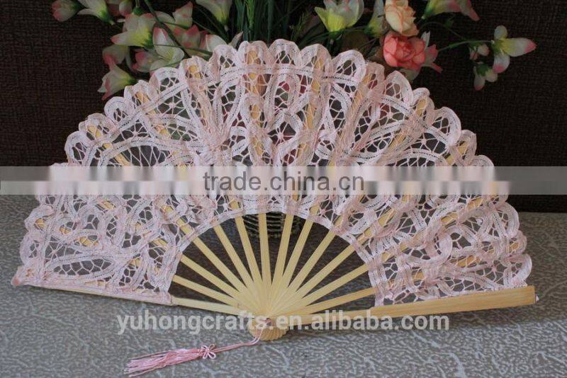 Wholesale lace hand fan for promotion