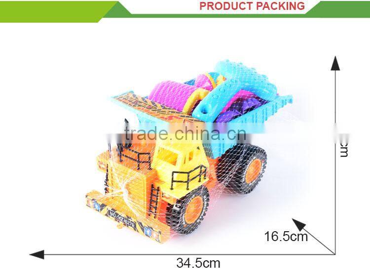 Hot summer tool play set plastic sand beach cart for kids
