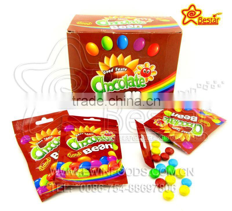 Good Taste Colorful Chocolate Bean Candy