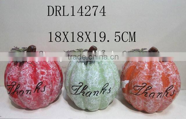 colorful pumpkin ceramic lantern festival holloween decorations