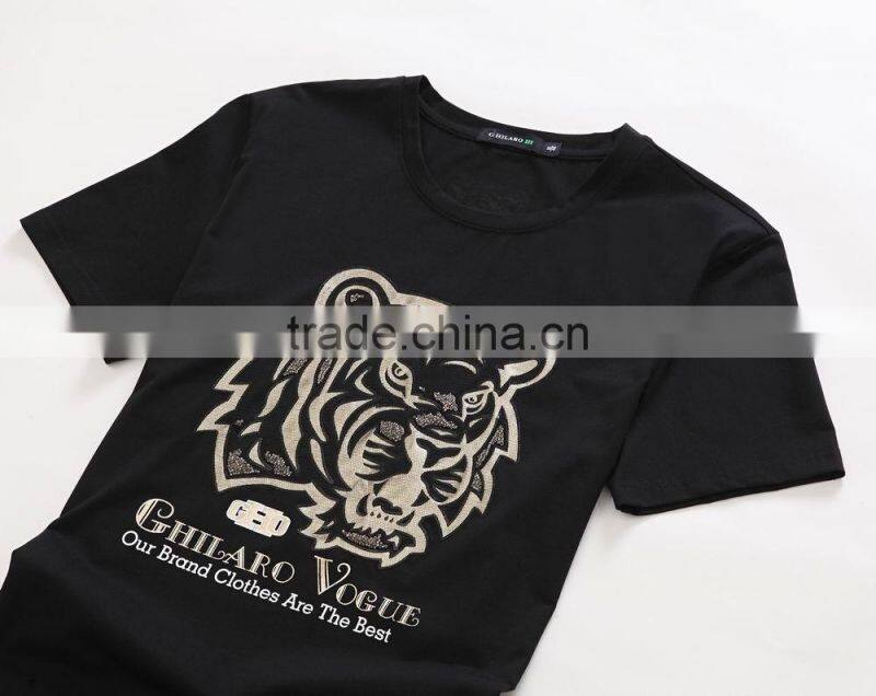 Men's 95%cotton 5%spandex blank mens t-shirts wholesale