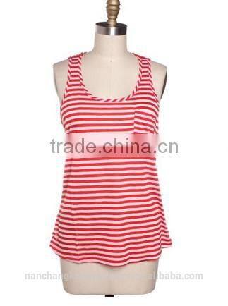 Cotton elastic tank top for women