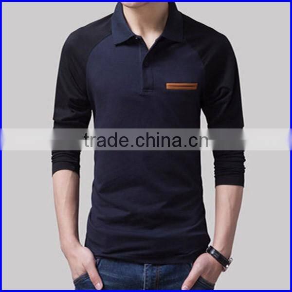 high quality cotton polyester brand polo men shirts long sleeve unifrom polo shirt
