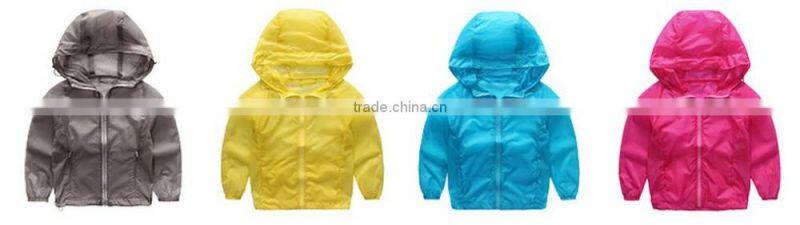 Wholesale Custom sun protection girls and boy clothing 2016