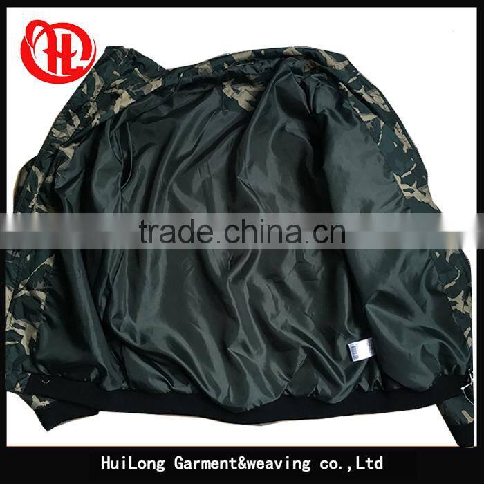 Autumn season men army green camouflage style jacket