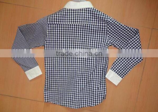 wholesale checked polo collar shirt stock lot
