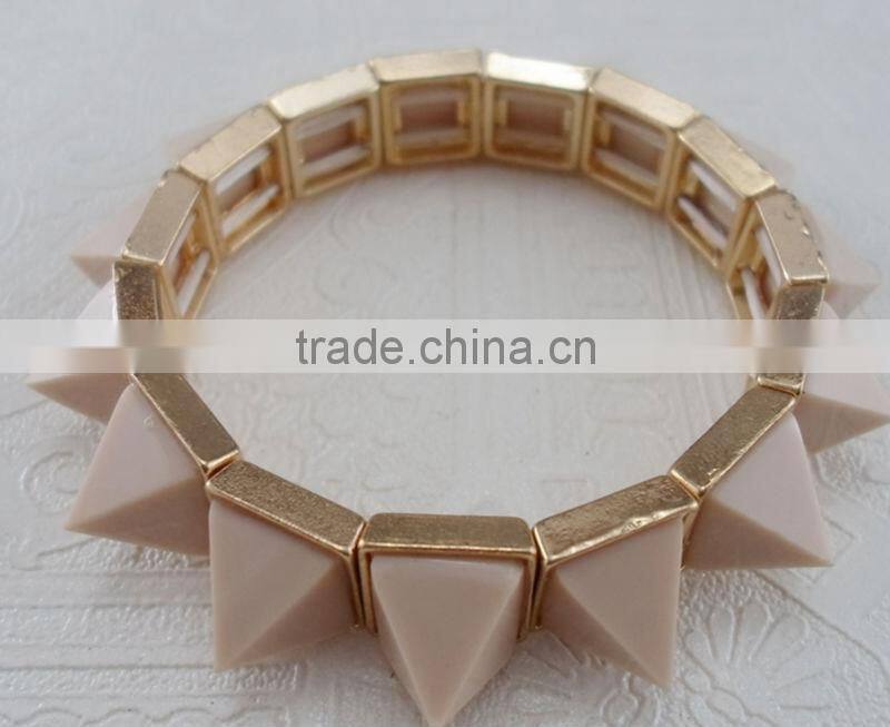 Female exaggerated fashion jewels elastic bracelet