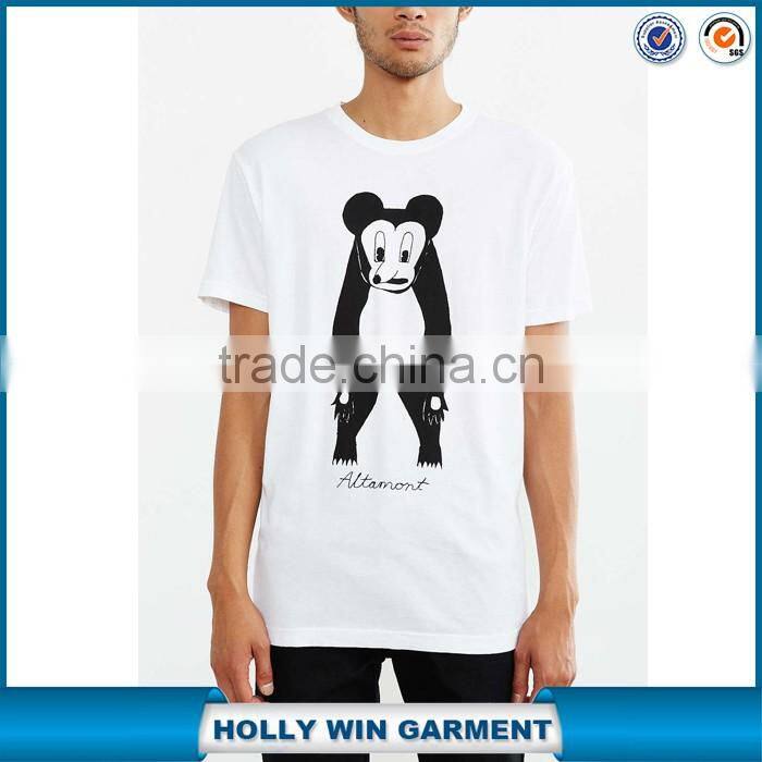 Bear animal printed cotton t shirt