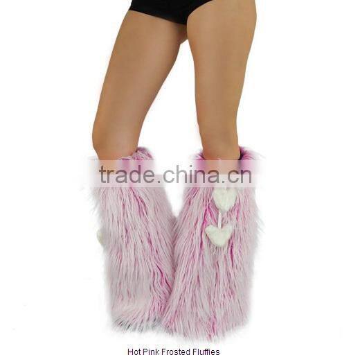 Fur Fluffy Fluffies Leg Warmers Adult Size 0