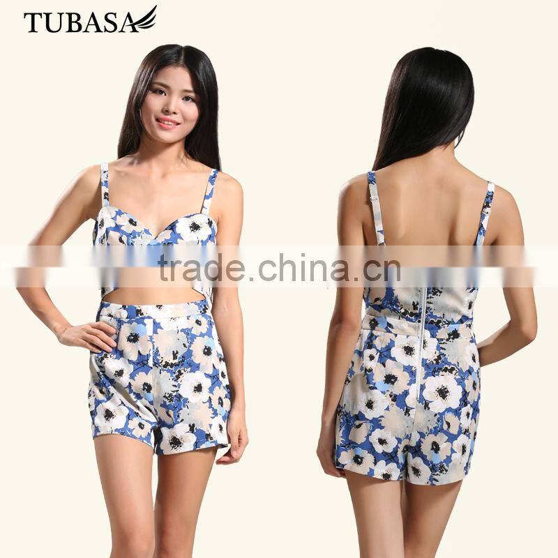100% polyester cheap sexy clothes, ladi clothing jumpsuit, romper and jumpsuit woman