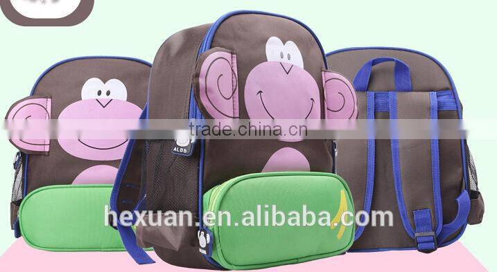 8 designs stocked or OEM, Children Kids Baby Cartoon Backpack Export School Bags