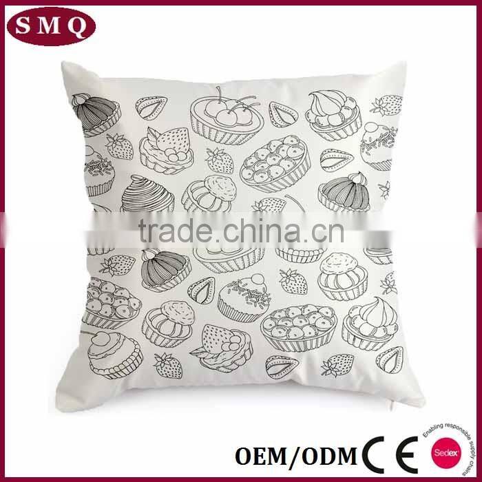 secret garden digital printed decorative cushion pads cover