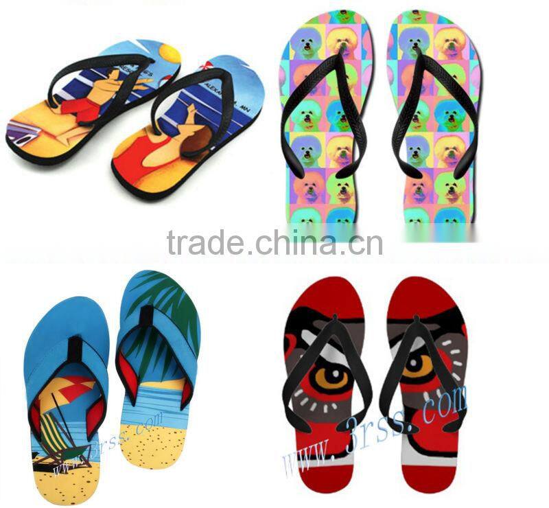 fashion sublimation flip flops