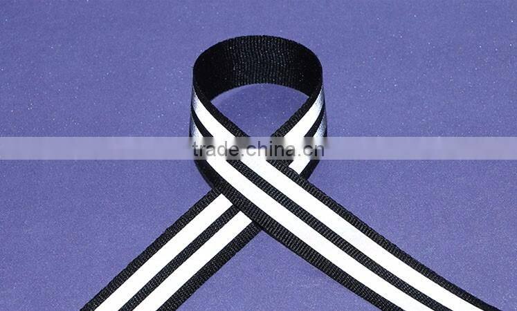 Colorful printable elastic reflective webbing strap for safety belt