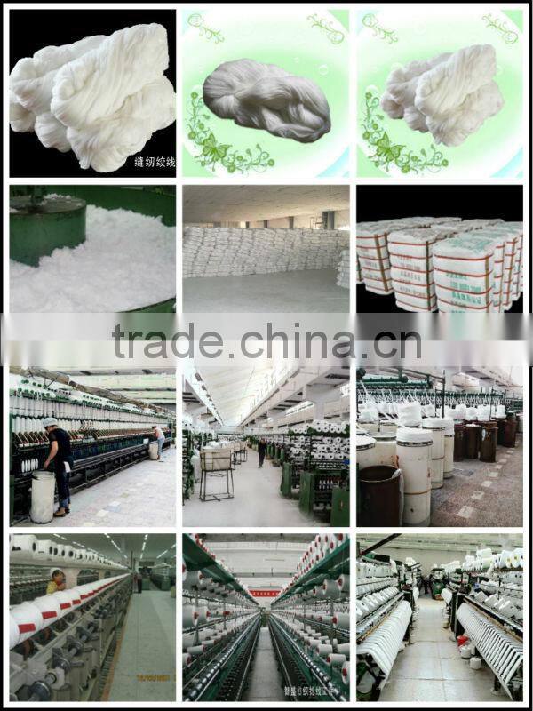 40/2 100% spun polyester raw yarn for sewing thread in China