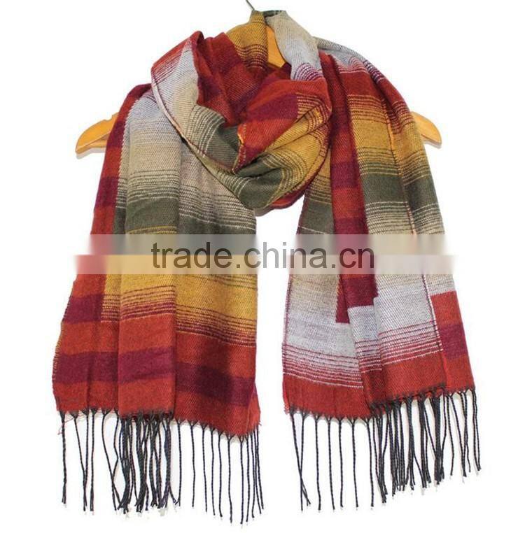 7 Colors Fashion Hot Sale Classic Blanket Oversize Wholesale Grandient Pashmina scarf