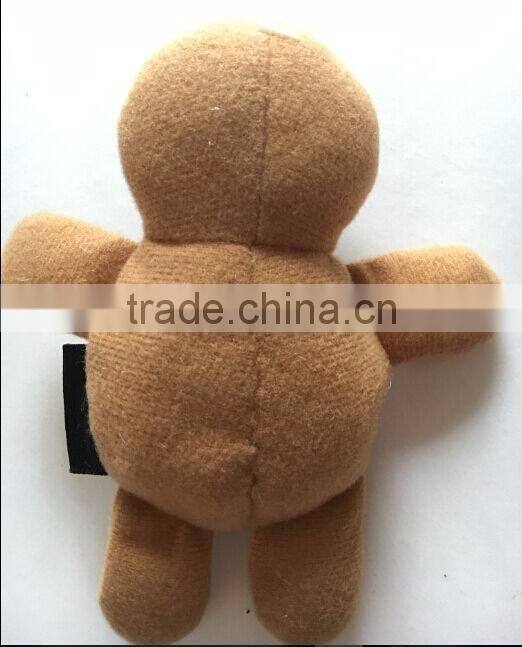 Christmas Gingerbread Man Pet Plush DogToy