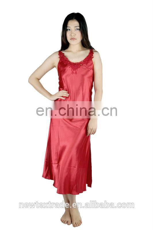 newest Red hot sexy mature women sleepwear