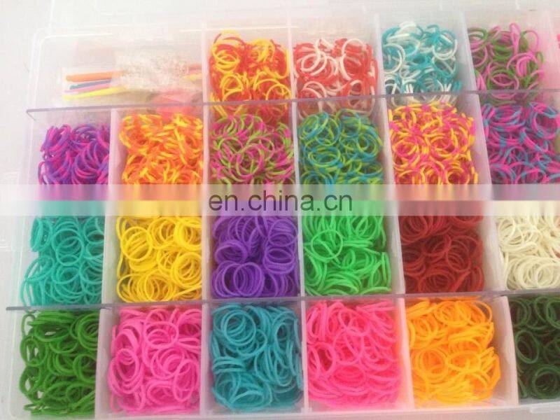 Plastic Organizer Case Rubber Bands Kit