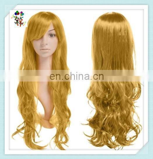 Colors Long Wave Party Fancy Dress Synthetic Cosplay Wigs HPC-0037