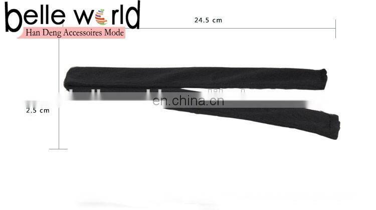 Black and Leopard print Donuts Bud Head Band Ball Fabric French Twist Magic DIY Tool Bun Maker