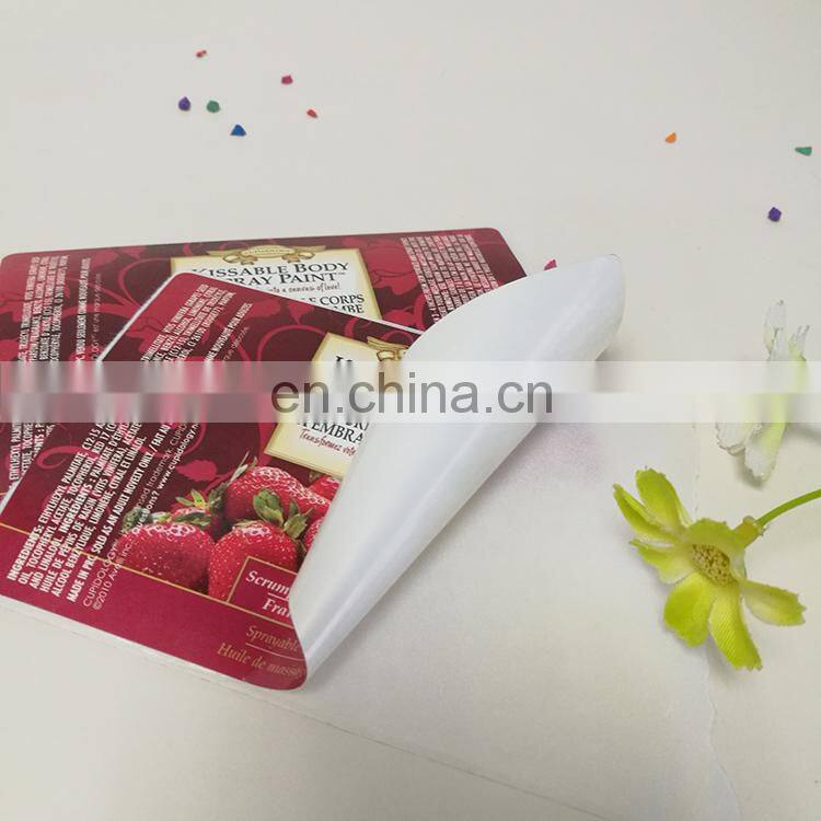Professional Custom Printing Strawberry labels custom PE fruit waterproof sticker for friut package