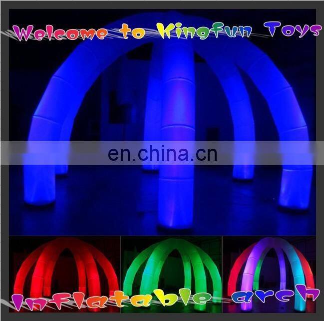 LED hanging inflatable wedding heart